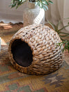 Brown Wicker Cat Basket