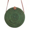 Colored Wicker Round Basket