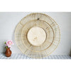 Large Wicker Mirror