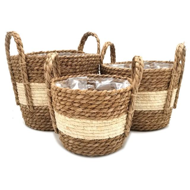 Large Wicker Planter