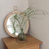Round Wicker Mirror