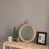 Round Wicker Mirror