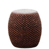 Small Wicker Pouf