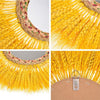 Wheat Wicker Mirror