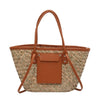 White Wicker Beach Bag