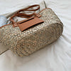 White Wicker Beach Bag