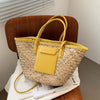 White Wicker Beach Bag
