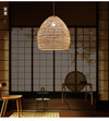 Wicker Lampshade Lamp